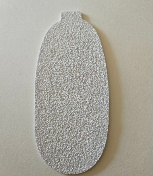 Disposable White Foot File Pad